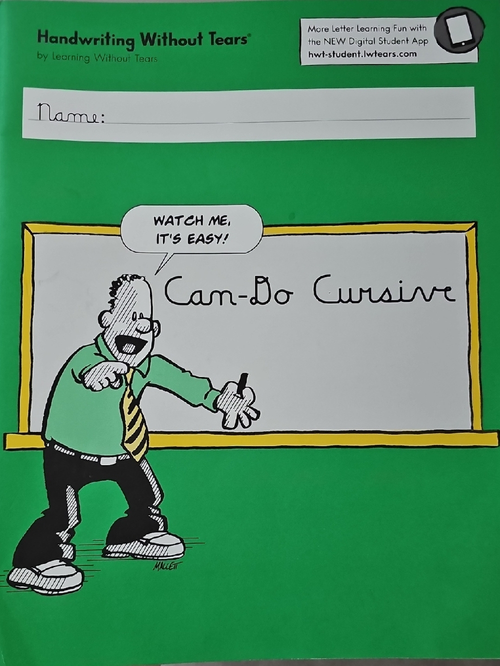 Can-Do Cursive Workbook - Green